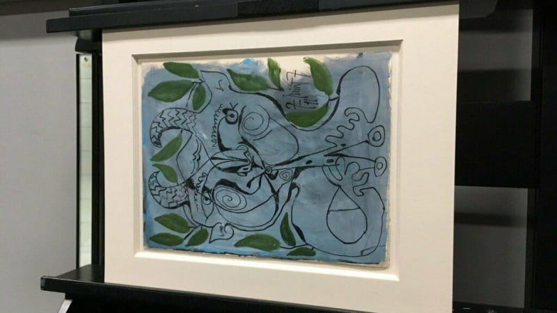 Image of artwork The Faun Musician, 1947, (327 x 502 mm; Gift of Dorothy Braude Edinburg to the Harry B. and Bessie K. Braude Memorial Collection; The Art Institute of Chicago 1998.720) © 2018 Estate of Pablo Picasso / Artists Rights Society (ARS), New York