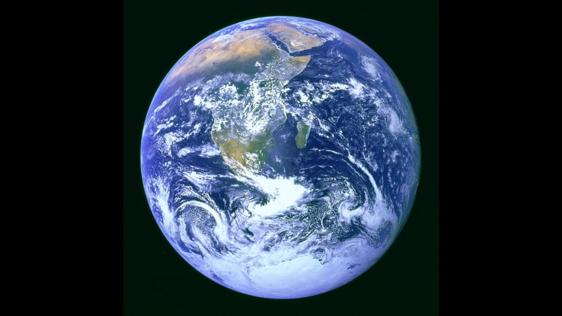 photo of earth from space